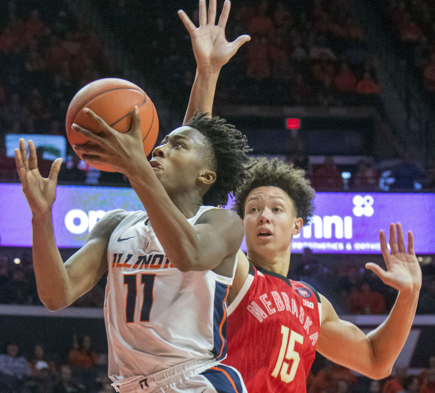 Nebraska Illinois Basketball